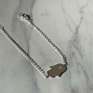 Hamsa hand chain bracelet